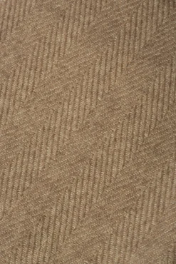 Beige And Off-White Reversible Herringbone Scarf - Made In Italy|Pini Parma Flash Sale