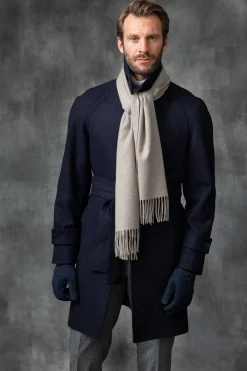 Beige Cashmere Scarf - Made In Italy|Pini Parma Cheap