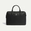 Black Leather Briefcase - Made In Italy|Pini Parma Online