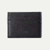 Black Leather Card Holder - Made In Italy|Pini Parma Cheap