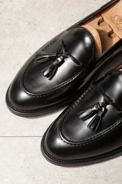 Black Tassel Loafers - Made In Italy|Pini Parma Flash Sale