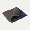 Blue And Brown Reversible Pocket Square - Made In Italy|Pini Parma Hot