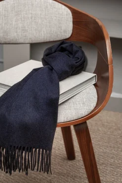 Blue Cashmere Scarf - Made In Italy|Pini Parma Hot