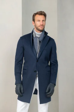 Blue Coat In Loro Piana Wool – Made In Italy|Pini Parma Outlet