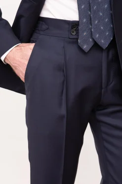 Blue Double Breasted Suit - Made In Italy|Pini Parma New