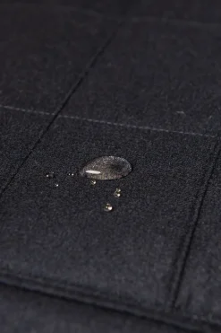 Blue Down Jacket In Loro Piana Wool With Rain System®– Made In Italy|Pini Parma Online