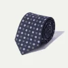 Blue Fancy Silk Tie - Made In Italy|Pini Parma Fashion
