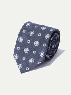 Blue Fancy Tie - Made In Italy|Pini Parma Best Sale
