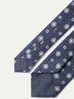 Blue Fancy Tie - Made In Italy|Pini Parma Best Sale