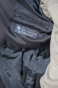 Blue Field Jacket In Loro Piana Green Storm System® Wool - Made In Italy|Pini Parma Cheap