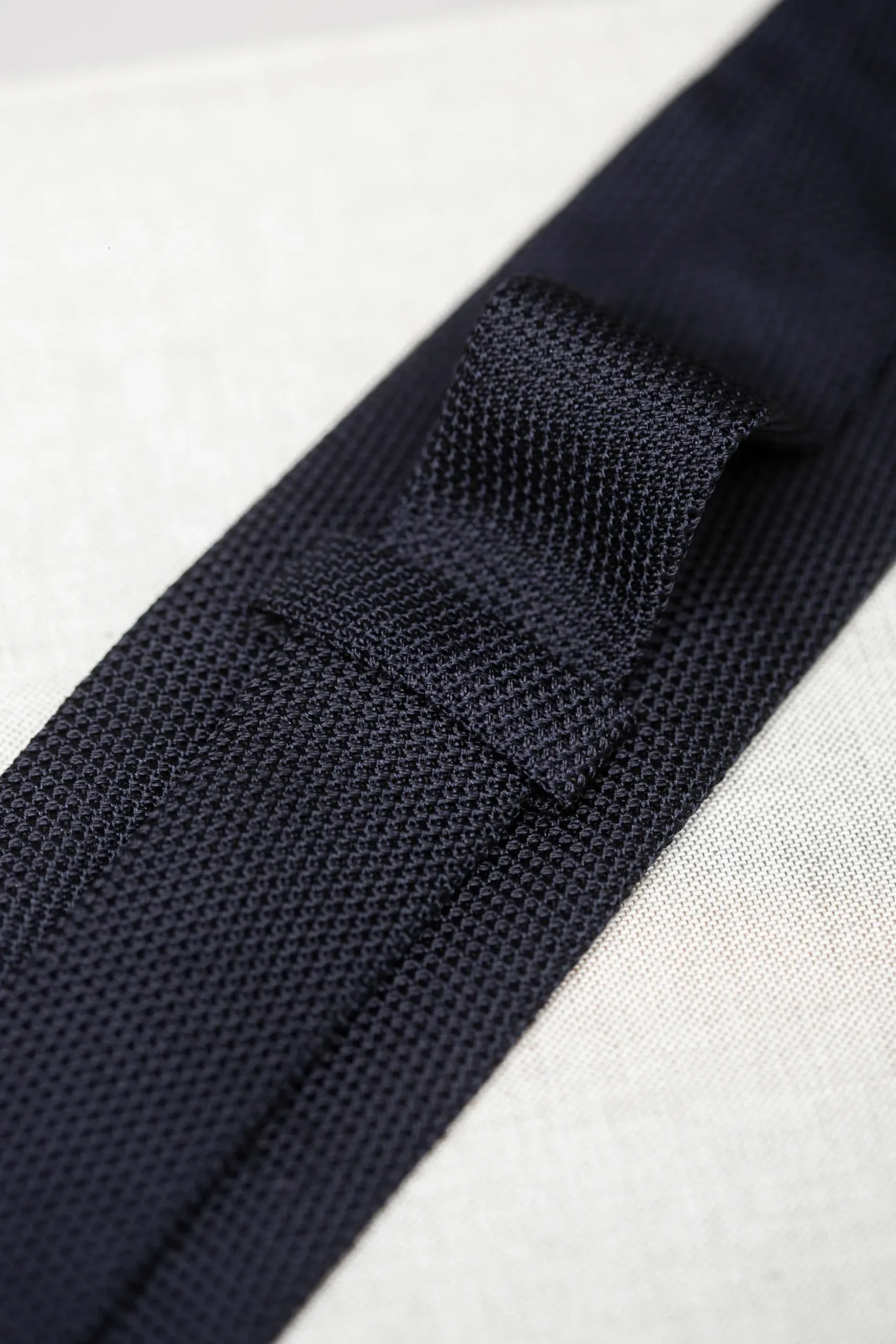 Blue Grenadine Silk Tie - Hand Made In Italy|Pini Parma Outlet