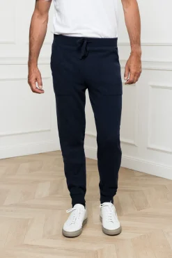 Blue Leisure Joggers - Made In Italy|Pini Parma Fashion