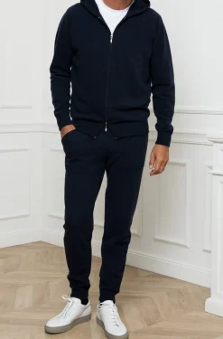 Blue Leisure Joggers - Made In Italy|Pini Parma Fashion