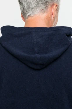 Blue Leisure Zip Hoodie - Made In Italy|Pini Parma Shop