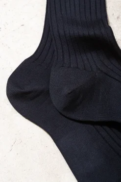 Blue Long Socks - Made In Italy|Pini Parma Clearance