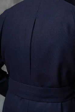 Blue Raglan Coat In Loro Piana Wool – Made In Italy|Pini Parma Cheap