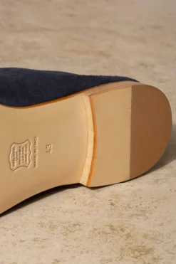 Blue Soft Penny Loafers - Made In Italy|Pini Parma Clearance