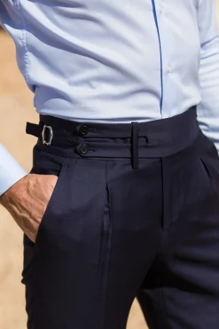 Blue Trousers "Limited Edition" - Made In Italy|Pini Parma Shop