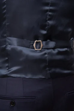 Blue Waistcoat - Made In Italy|Pini Parma Store