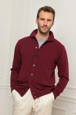 Bordeaux Cardigan – Made In Italy|Pini Parma Cheap