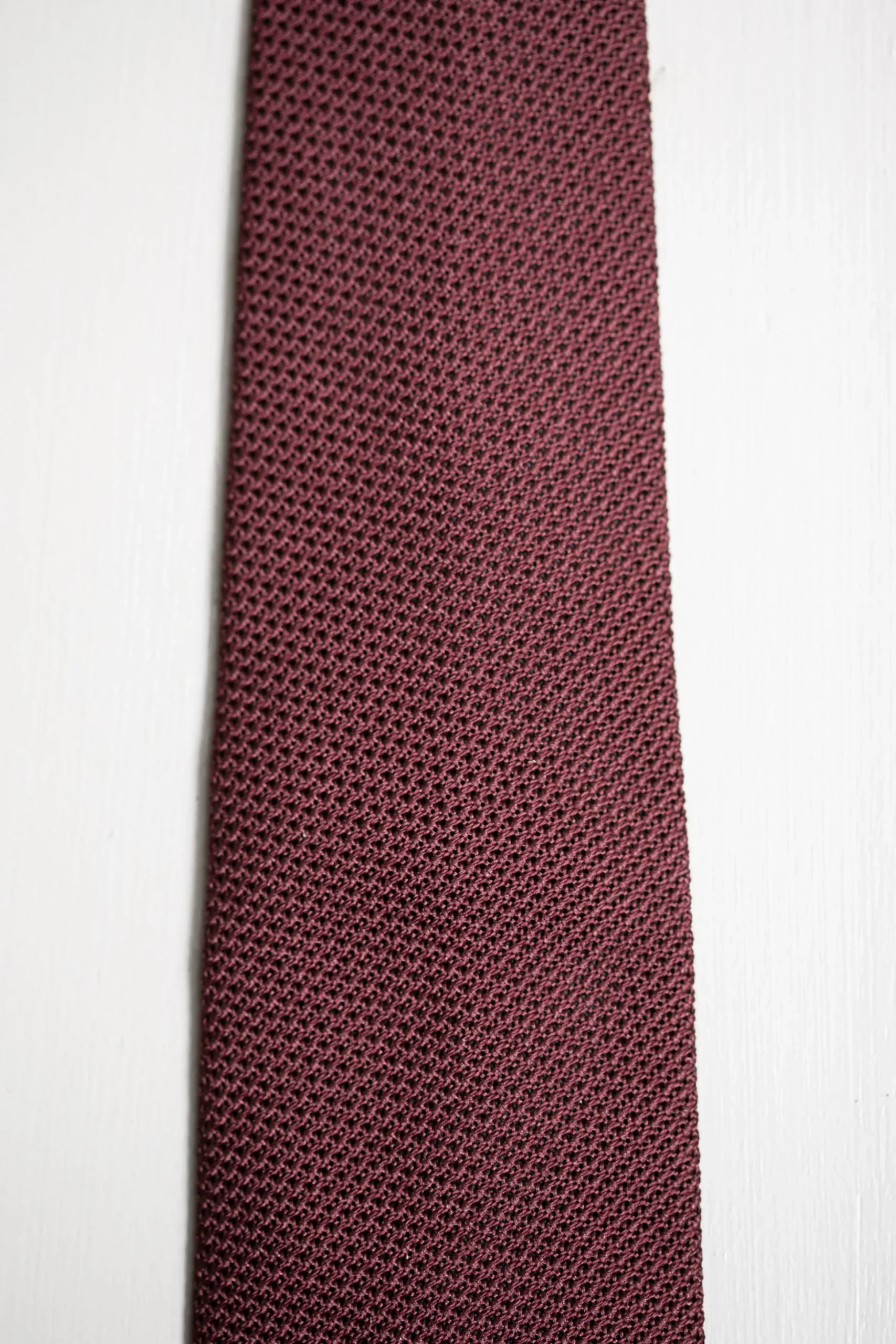 Bordeaux Grenadine Silk Tie - Hand Made In Italy|Pini Parma Sale