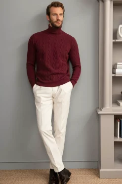 Bordeaux Turtleneck – Made In Italy|Pini Parma Fashion