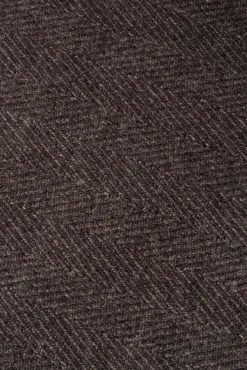 Brown And Light Blue Reversible Herringbone Scarf - Made In Italy|Pini Parma Best Sale