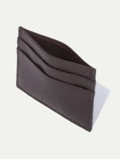 Brown Leather Card Holder - Made In Italy|Pini Parma Best Sale