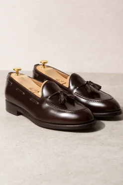 Dark Brown Tassel Loafers - Made In Italy|Pini Parma Hot
