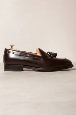 Dark Brown Tassel Loafers - Made In Italy|Pini Parma Hot
