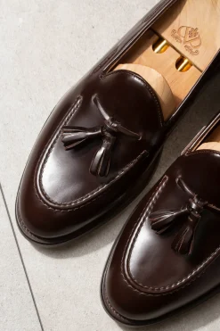 Dark Brown Tassel Loafers - Made In Italy|Pini Parma Hot