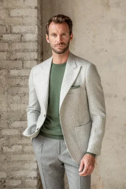 Green Cashmere Round Neck – Made In Italy|Pini Parma Flash Sale