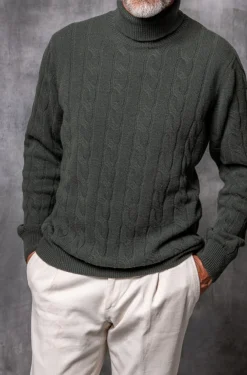 Green Turtleneck – Made In Italy|Pini Parma Best