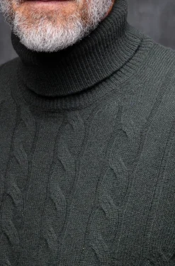 Green Turtleneck – Made In Italy|Pini Parma Best