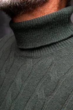 Green Turtleneck – Made In Italy|Pini Parma Best