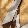 Grey And Brown Shantung Tie - Hand Made In Italy|Pini Parma Hot