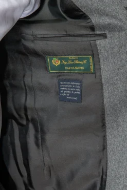 Grey Coat In Loro Piana Wool – Made In Italy|Pini Parma Discount