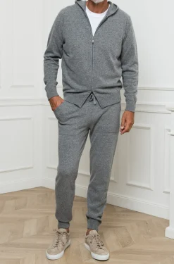 Grey Leisure Joggers - Made In Italy|Pini Parma Best Sale