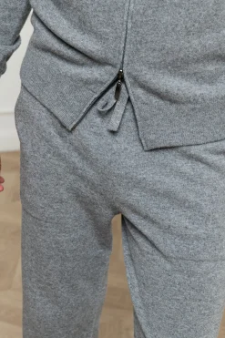 Grey Leisure Zip Hoodie - Made In Italy|Pini Parma Best Sale