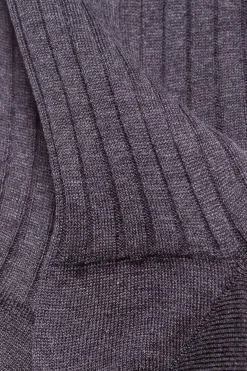 Grey Long Socks - Made In Italy|Pini Parma Shop