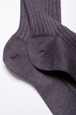 Grey Long Socks - Made In Italy|Pini Parma Shop