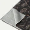 Grey Paisley Reversible Scarf - Made In Italy|Pini Parma Outlet