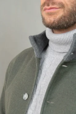 Grey Turtleneck – Made In Italy|Pini Parma Online