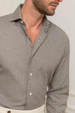 Houndstooth Shirt - Made In Italy|Pini Parma Store