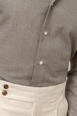 Houndstooth Shirt - Made In Italy|Pini Parma Store