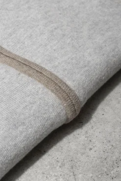 Ice And Taupe Full Zip Cardigan – Made In Italy|Pini Parma Sale