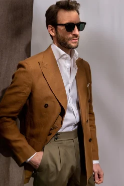 Kaki Cotton Trousers 