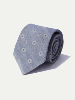 Light Blue Fancy Tie - Made In Italy|Pini Parma Outlet