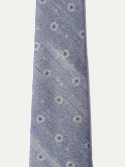 Light Blue Fancy Tie - Made In Italy|Pini Parma Outlet