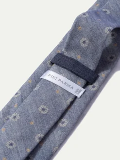 Light Blue Fancy Tie - Made In Italy|Pini Parma Outlet